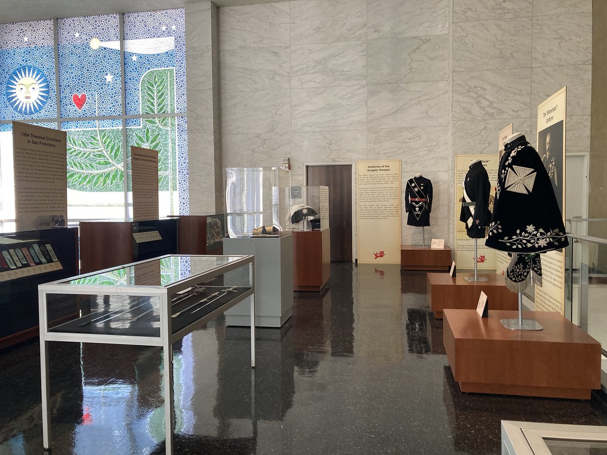 #StudentSpotlight on <a href="/SFStateMuseum/">SF State Museum Studies</a> Fall 21 grads!  5️⃣: Joseph Bartholomew Angiulo, whose exhibit explored Knights Templar Triennials in #SanFrancisco. Joe also worked on projects in the Global Museum during his time in the program. Congrats!🎓 We love being a #UniversityMuseum🎉