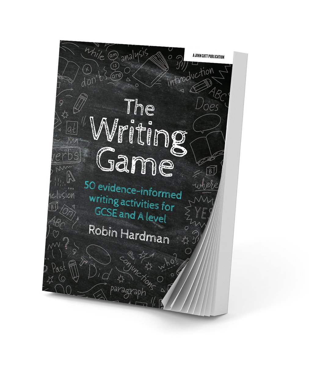 Robin Hardman (@mrrobinhardman) on Twitter photo 📣📣📣 I have 3️⃣ copies of The Writing Game to 🎁 to the good people of #edutwitter
5️⃣0️⃣ evidence-informed, adaptable activities that can be used in any subject
‘An essential read’ <a href="/SaysMiss/">Kat Howard</a>
❤️ and RT to enter the draw, which will take place on 1st Feb 📣📣📣
<a href="/JohnCattEd/">John Catt Educational from Hachette Learning</a> 📣📣📣 I have 3️⃣ copies of The Writing Game to 🎁 to the good people of #edutwitter
5️⃣0️⃣ evidence-informed, adaptable activities that can be used in any subject
‘An essential read’ <a href="/SaysMiss/">Kat Howard</a>
❤️ and RT to enter the draw, which will take place on 1st Feb 📣📣📣
<a href="/JohnCattEd/">John Catt Educational from Hachette Learning</a>