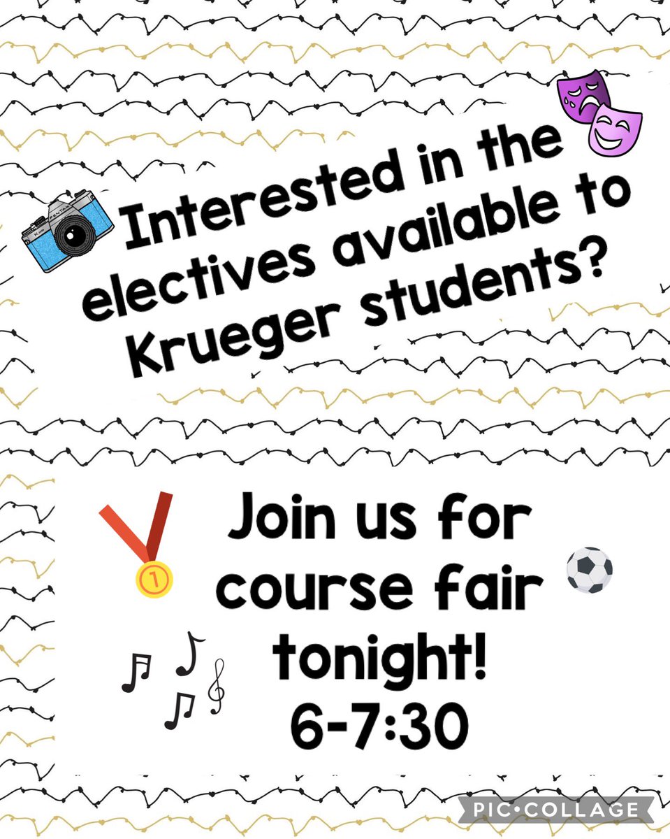 KMSSci's tweet photo. Tonight is the night! Incoming fifth graders &amp; current seventh and eighth graders are invited to the Krueger course fair! Tonight from 6-7:30 in our new building! #Krueger #TheFalconWay #NEISD #rootedkrueger #ksat360 @PRINCIPALRUBIO https://t.co/xN0bb7RULc