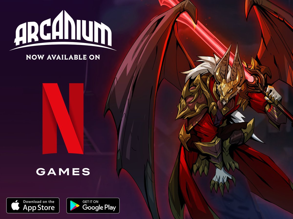 The day has finally arrived! It is a privilege and a great honor to announce that our game Arcanium: Rise of Akhan is now available on Netflix gaming (iOS and Android). Download the game now with a Netflix subscription with no ads or in-game purchases!!! #Arcanium #Netflixgames