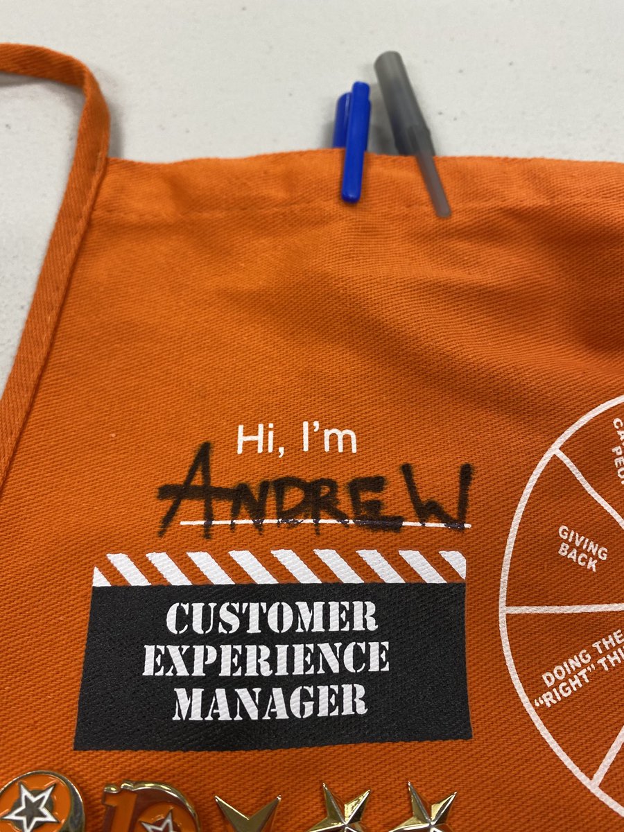 Day 1 of being in my new role as the customer experience manager! I’m very happy to have this, Thank you!!⁦@marienessTHD⁩ ⁦<a href="/HanzlikJoe/">Joe Hanzlik</a>⁩ ⁦<a href="/nick_ehrlich/">Nick Ehrlich</a>⁩
