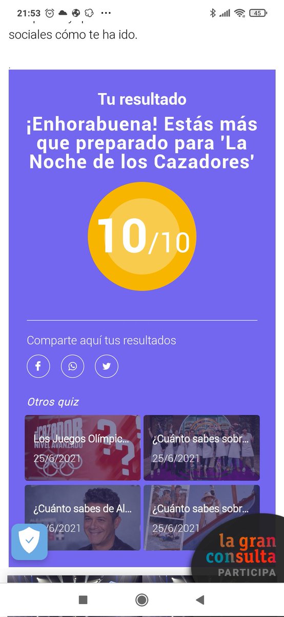 Solorro's tweet photo. @ElCazadorTVE Me lo vi, enterito https://t.co/OQbzL7Nzk6