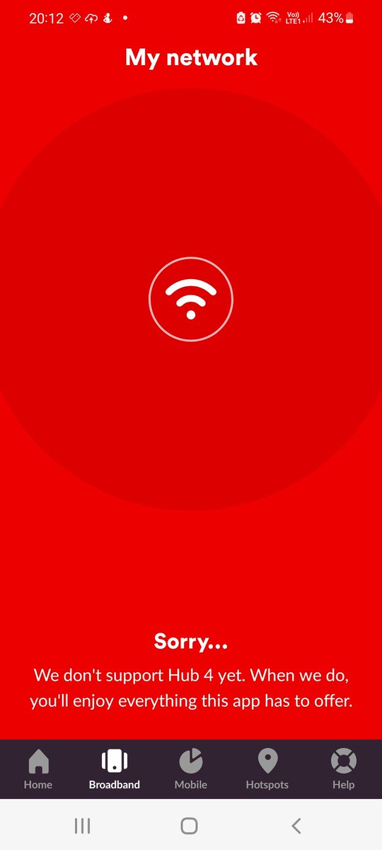 augustaadu7's tweet photo. @virginmedia when is the app going to start supporting the hub 4? I'm missing the ability to switch off WiFi in certain rooms, this is a necessity when there are teenagers in the house!! https://t.co/LUTrzj0rbY