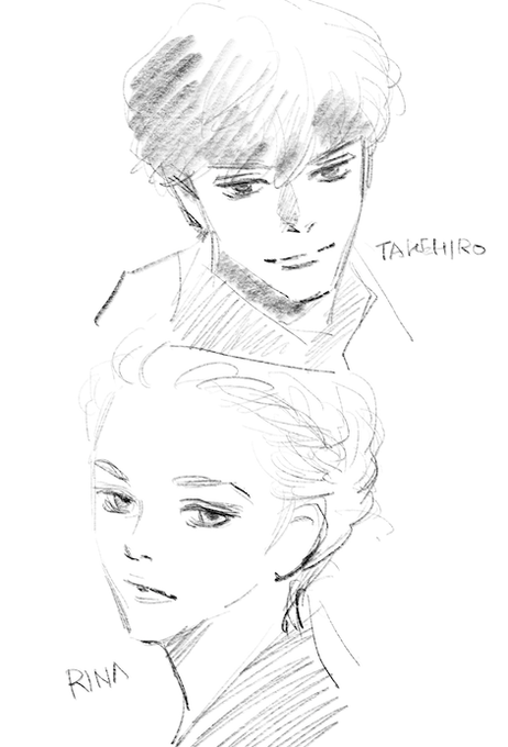 久々にいたずら描き。桜木紫乃さんの『ブルースRed』の読後すぐ描いたヤツ。 