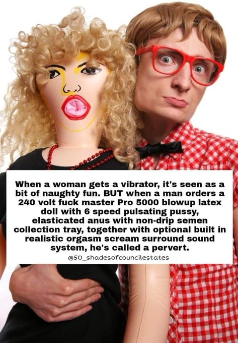 And why dont they do these for women😔😂  #meme #sexdoll #sexmaniac #blowup https://t.co/WV0zgKI3qW<a href="/tag/meme"class="tags">#meme</a><a href="/tag/sexdoll"class="tags"><span>#sexdoll</span></a><a href="/tag/blowup"class="tags"><span>#blowup</span></a><a href="/tag/sexmaniac"class="tags"><span>#sexmaniac</span></a>