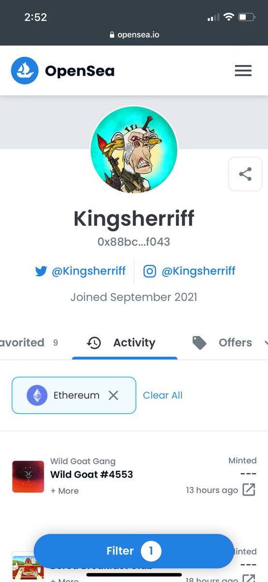 GOAT RECOGNIZE GOAT!

Welcome to the Gang <a href="/KingSherriff/">Ryan Sherriff</a> 

*not a paid shill for those doubting* 💅