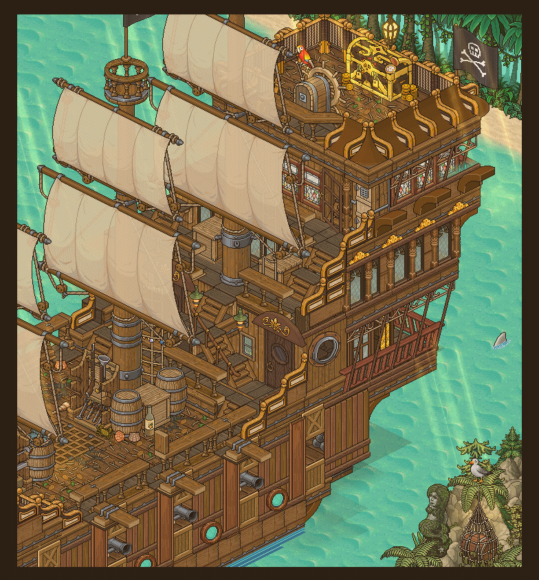 Pirate Ship🦜🗺🧭<a href="/habboxfrance/">Habbox</a>