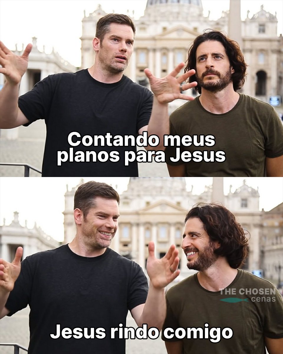 thechosentvbr's tweet photo. "Não vai rolar mesmo, né? Melhor eu não me iludir. 😂😂"

#thechosen #thechosenbrasil #osescolhidos https://t.co/RyKLCxt7WR