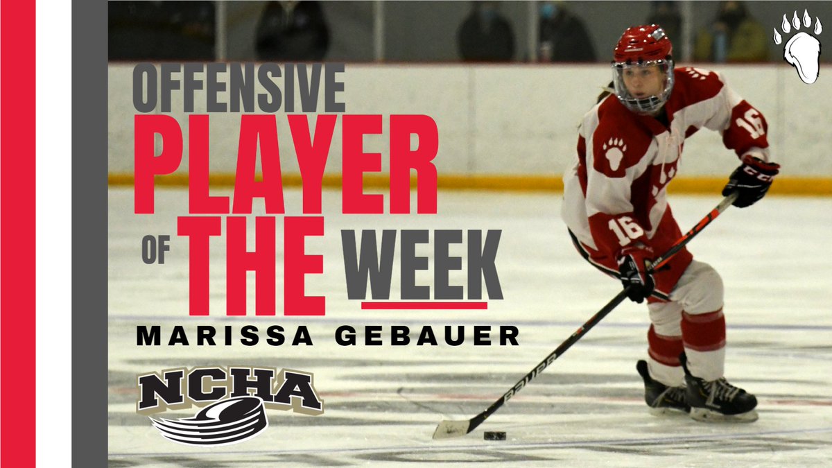 lfc_athletics's tweet photo. Congratulations Marissa Gebauer of @LFCWomensHockey on being named NCHA Offensive Player of the Week! https://t.co/RjnrQKnpDh https://t.co/famiVZrmmE