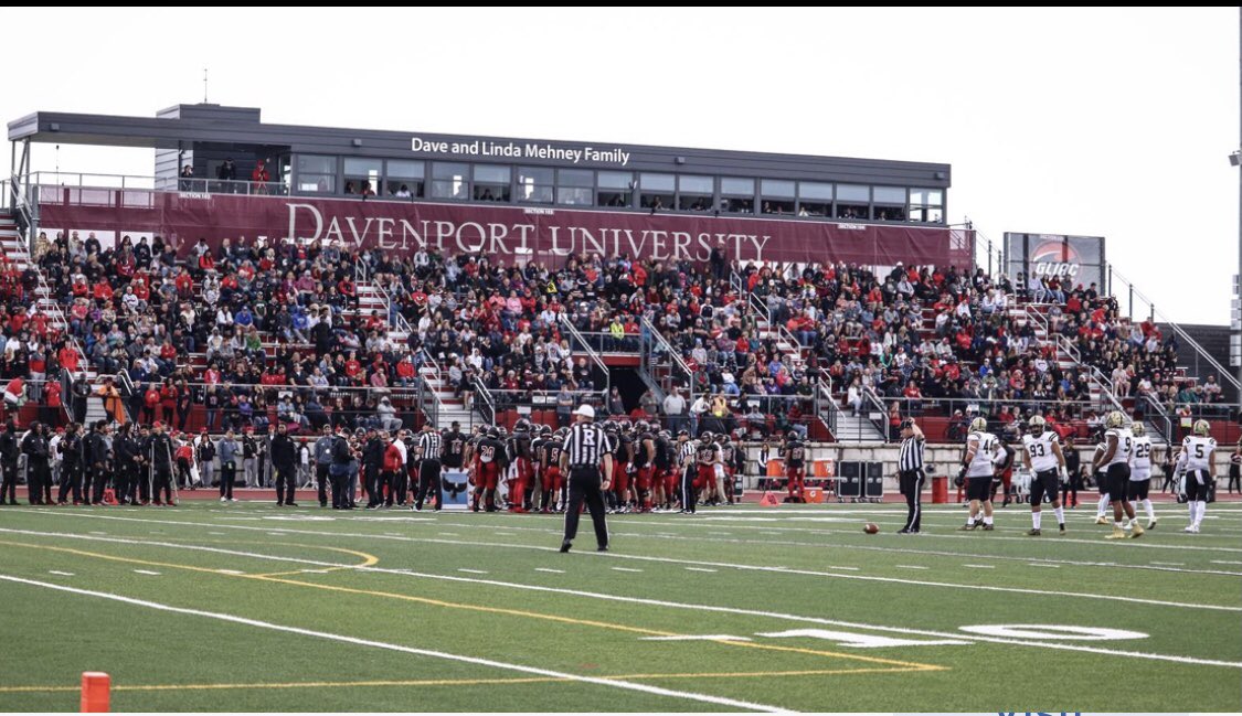 #AGTG

After a great conversation with <a href="/AdrianMcEwen/">AJ McEwen</a> I am extremely blessed to receive an offer from Davenport University! #DU❤️🖤 <a href="/allen_feigel/">Coach Feigel</a> <a href="/CoachFlip11/">Bill DeFillippo</a> <a href="/AllenTrieu/">Allen Trieu</a>
