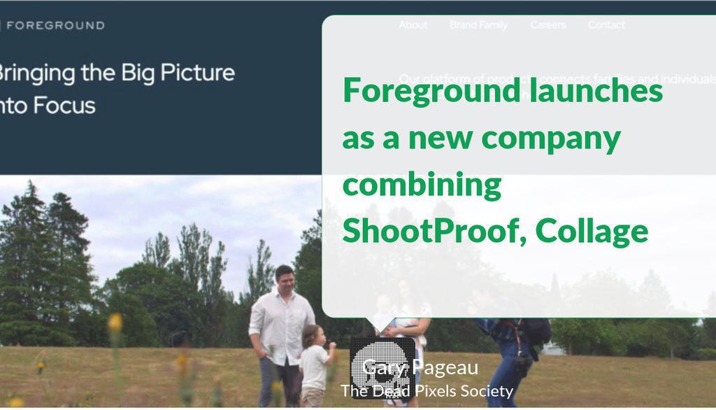 DeadPixelsSocty's tweet image. Foreground will also continue the suite of brands previously acquired by Shootproof: photo studio management provider Táve, custom photo product provider Design Aglow, and Cole&apos;s Classroom.

Read more 👉 bit.ly/3flpqVB

#ShootProof #DesignAglow #Foreground