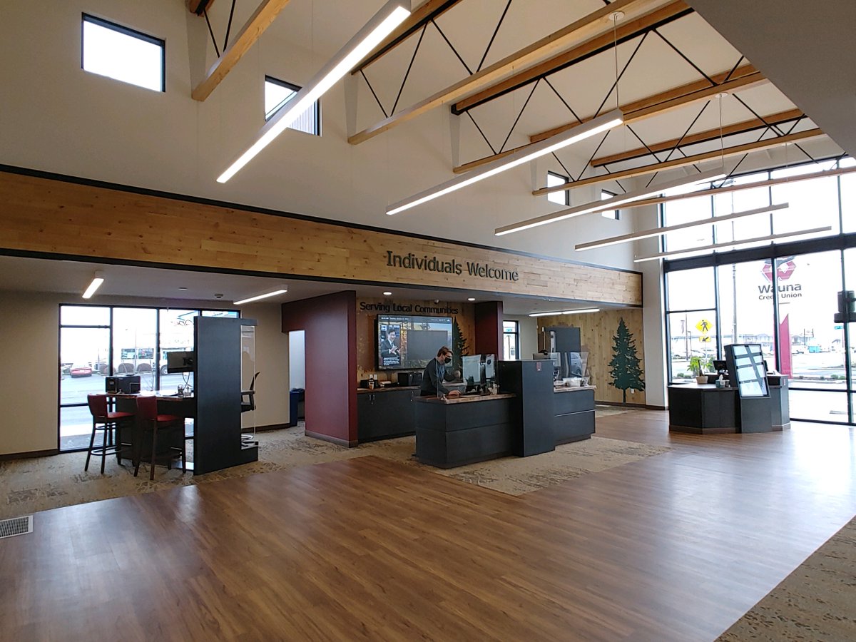 WaunaCU's tweet photo. It's finally time! Our new Astoria branch is open. Besides being a beautiful space that allows us to continue growing in Astoria, it's our promise to you that we're here to stay! https://t.co/bnmADoUopq https://t.co/nA0l64rV6g