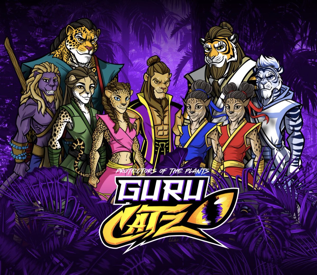 GuruCatz's tweet photo. @davidgokhshtein @gurucatz  Cartoon Series NFT https://t.co/tPBaKfhCq2