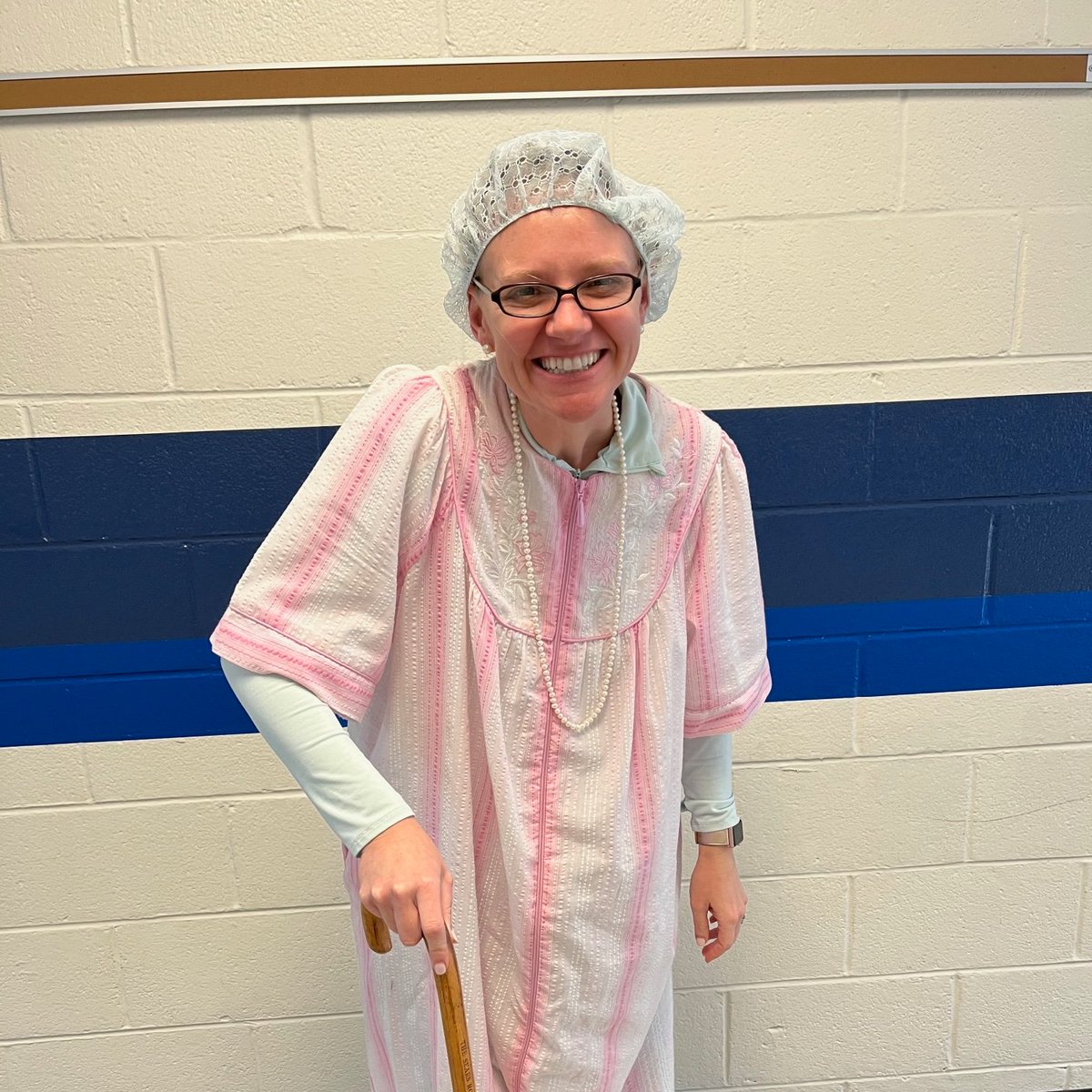CFESmustangs's tweet photo. What a fun 100th day of school! Some were dressed from 100 years ago (@TonyMcCullers), some dressed for 100 years in the future (@CFESPE), and some dressed as a 100 year old (@ShelbyHilley)! #MotivatedMustangs https://t.co/c6xIakmYkY