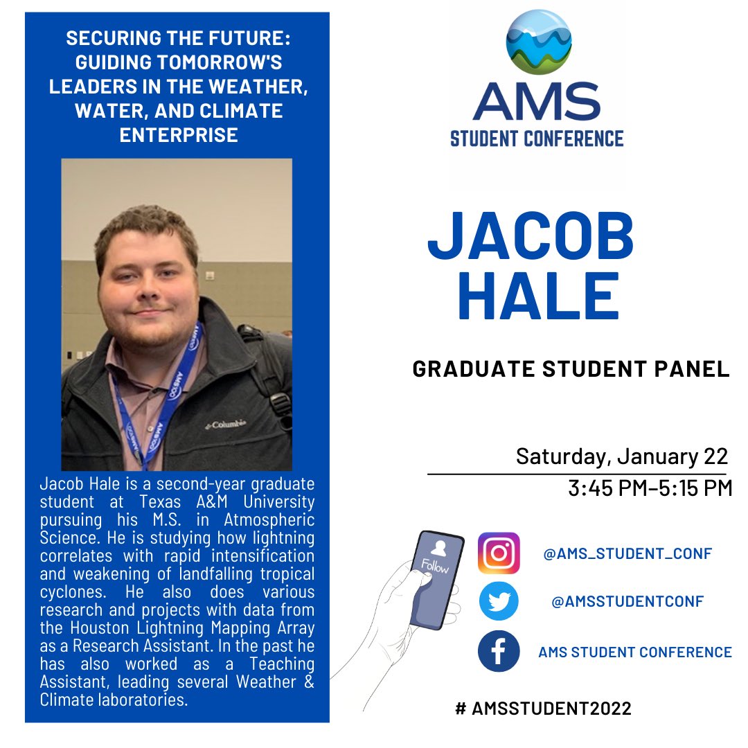 AMSBoSA's tweet photo. Letโs give a shout-out to the speakers for the Graduate Student Panel! ๐ฃ๐
#AMS2022 #AMSStudent2022 https://t.co/i9CPYo97JN