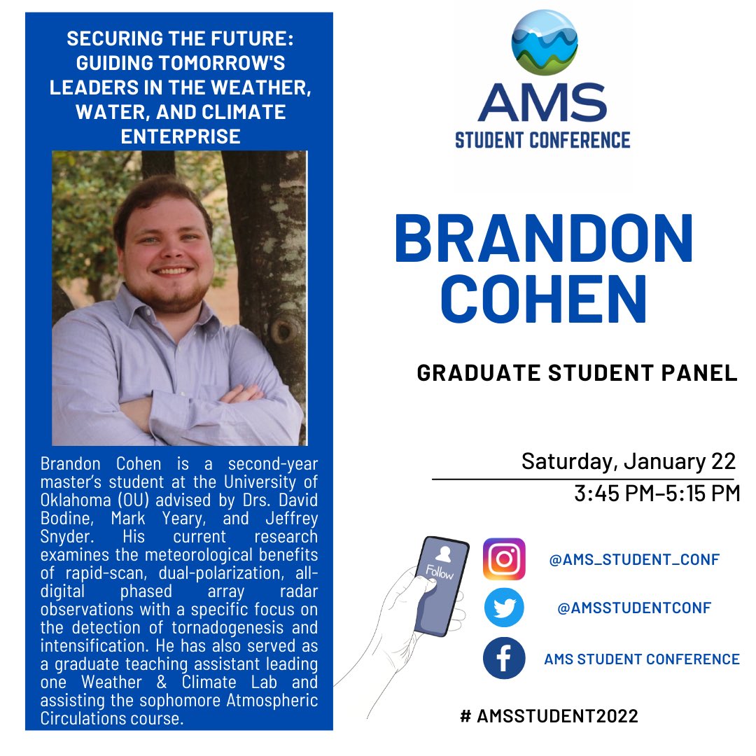 AMSBoSA's tweet photo. Letโs give a shout-out to the speakers for the Graduate Student Panel! ๐ฃ๐
#AMS2022 #AMSStudent2022 https://t.co/i9CPYo97JN