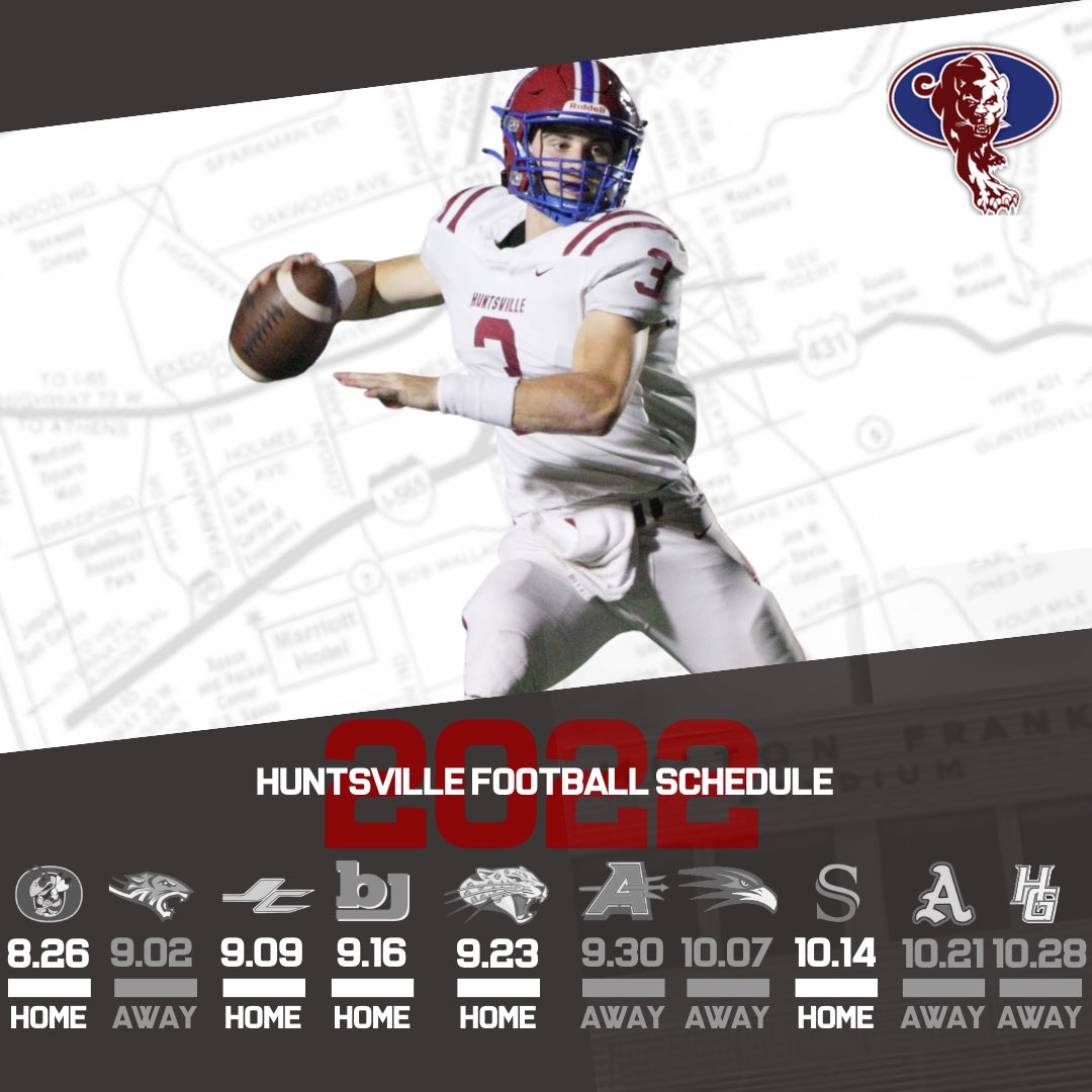 RecruitHuntsvi1's tweet photo. 2️⃣0️⃣2️⃣2️⃣ SCHEDULE

#GBR 🔴 #RecruitHSV 🐾 https://t.co/pJfGyhXxbW