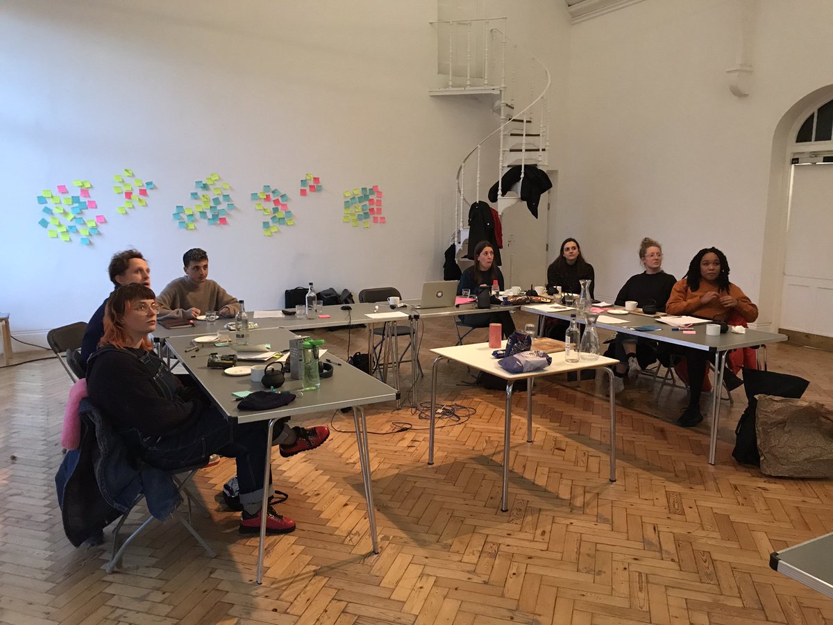 reducedlisten's tweet photo. A treat of a day with a brilliant bunch oh humans, sharing stories, eating cake + hatching plans for the future ✨ Thanks so much @CamdenArtCentre for hosting us🔥📻🧁 https://t.co/tOCSPnbypT