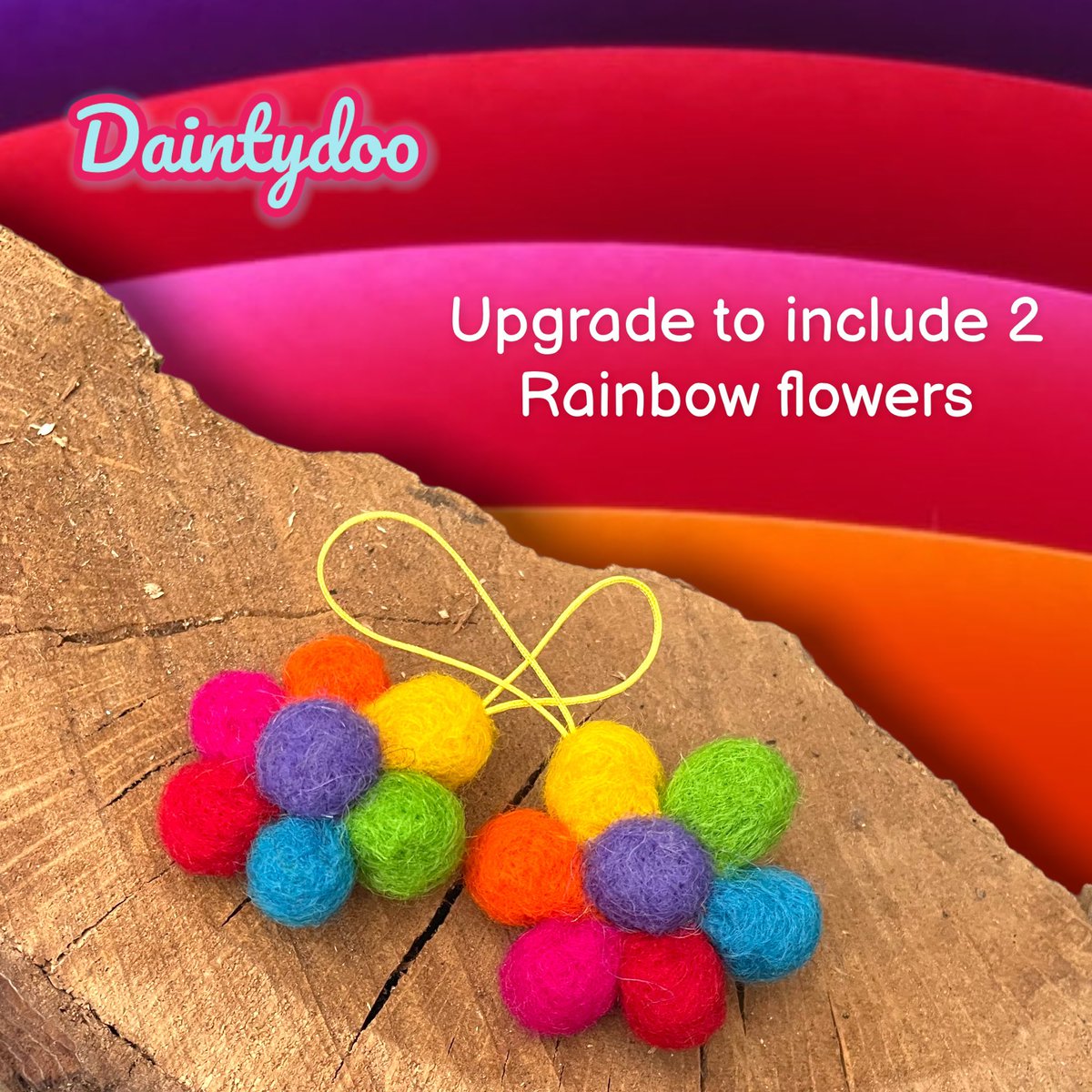 daintydooHM's tweet photo. Who doesn’t need a little colour in their lives? New listing in my etsy shop is my Rainbow bee yourself bee gift. #rainbowbee #beyourself #mhhsbd #daintydoohm #daintydoo #beegift #cute #pridemonth #CraftBizParty #rainbow #gift #Beeyourself #beeyou https://t.co/HoYUF5kAdw