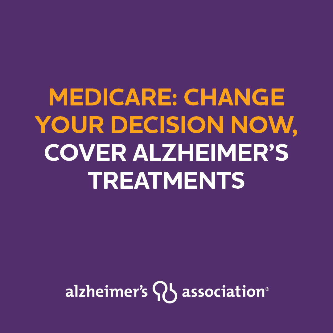 Denying patients access to Alzheimer’s FDA-approved treatments is simply unacceptable. Learn how you can help. alz.org/coverage