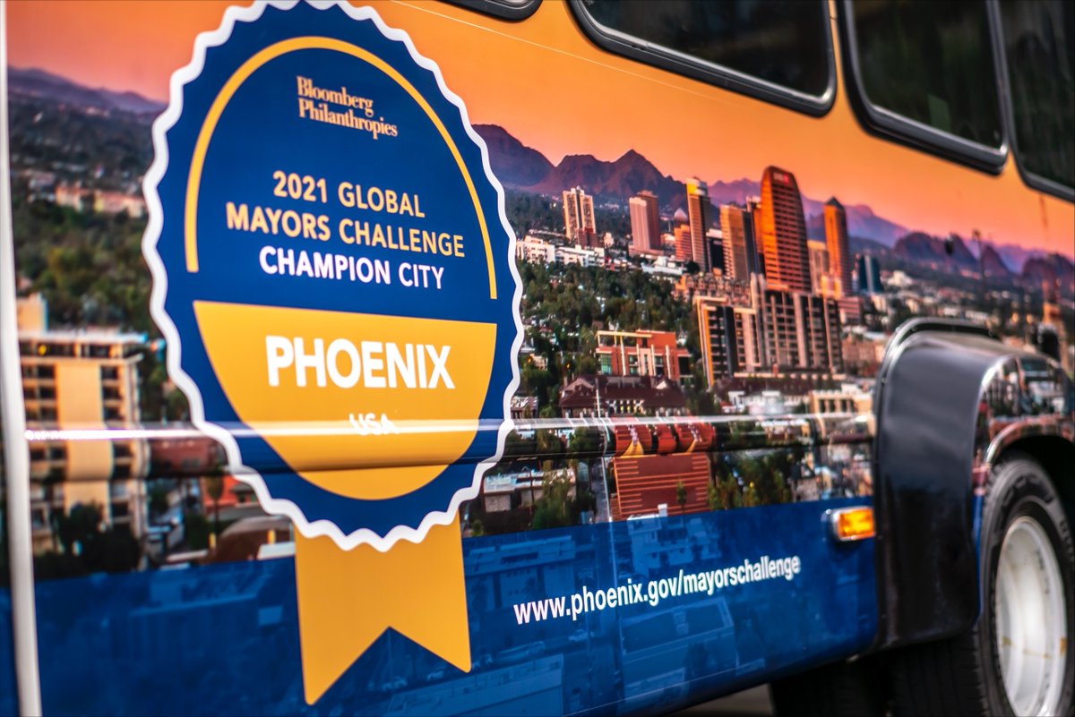 Phoenix has been recognized for its award-winning innovation of a data-directed Mobile Career Unit to help unemployed residents overcome barriers and obtain employment. Read all about the award given to #PHX by @BloombergDotOrg in the #PHXNewsroom: phoenix.gov/newsroom/city-…