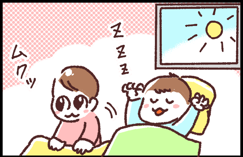 #ブタ母 #子育てマンガ「朝に強いタイプ」

2人目の子はたくましいですね...

著作「世界を旅する母ちゃん、こまごめで子育て」はこちら
https://t.co/cOpXie9ZOl 