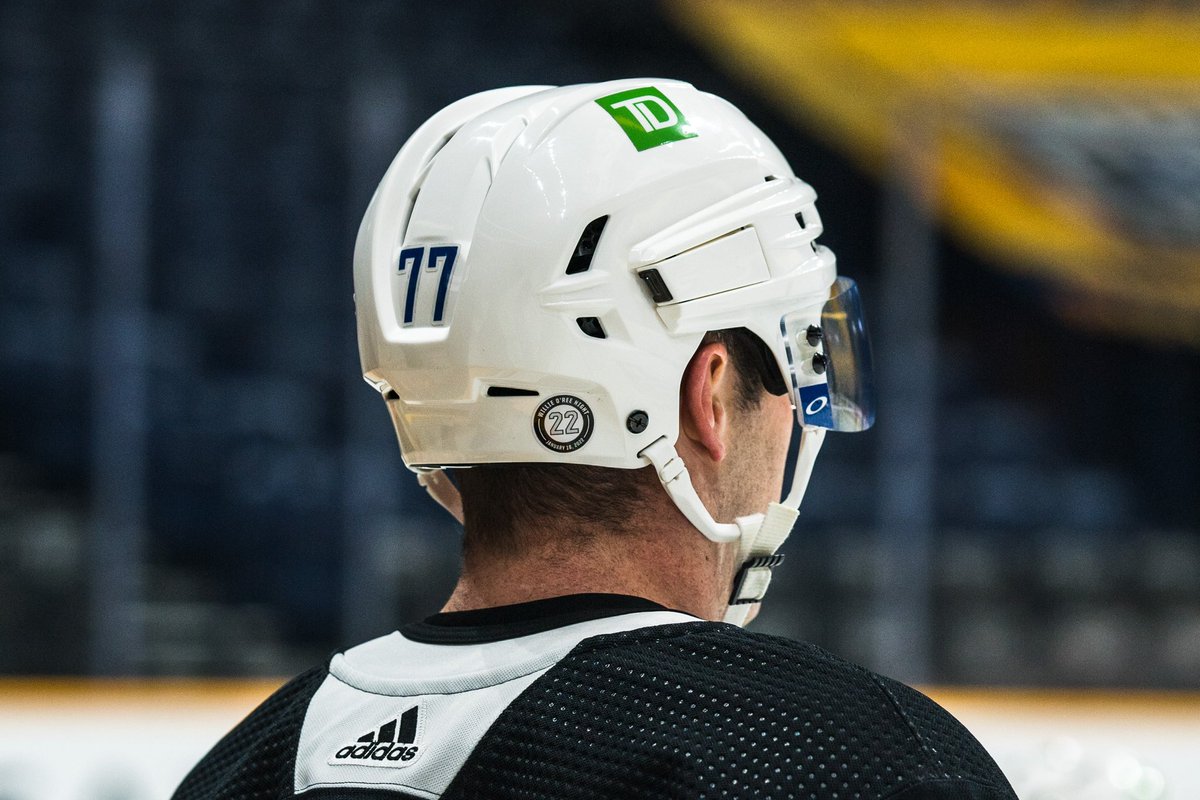 Canucks's tweet photo. We’re honouring @NHLBruins &amp; @NHL legend, Willie O’Ree for paving the way and growing the game of hockey.  #Canucks | #Willie22 https://t.co/FeMmpyENk5