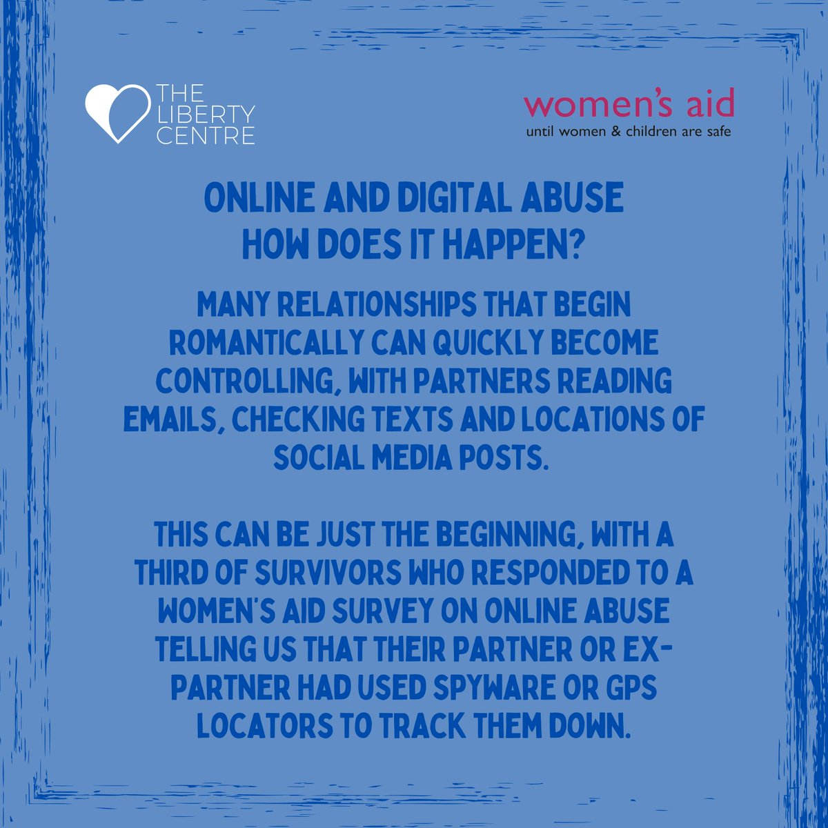 LibertyCentreWL's tweet photo. How does Online/Digital Abuse begin? https://t.co/UcjpcBL6n9
