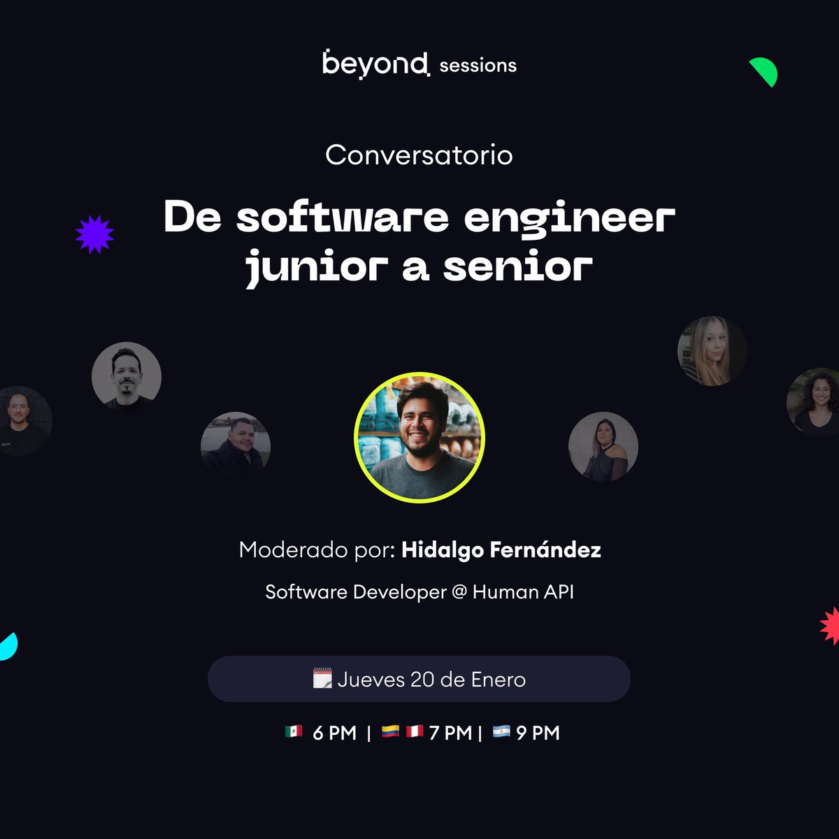 beyond__dev's tweet photo. ¿Cómo tener mayor impacto sobre el producto y equipo? Ven a compartir y descubrir junto a @hidalgofdz quien moderará esta sesión interactiva. 
 🔗 Registro: https://t.co/CKf56qrZQh 
📆 Jueves 20 Ene, 6:00pm (hora cdmx) https://t.co/mi3OlMgYip
