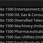 Just 3 industries managed to close in the green today... Entertainment (thanks to $ATVI buyout), Oil/Gas/Consumable Fuels (thanks to higher oil prices), and Diversified Telecommunications (thanks to risk-off hunkering down in old-school telcos $T &amp; $VZ). 