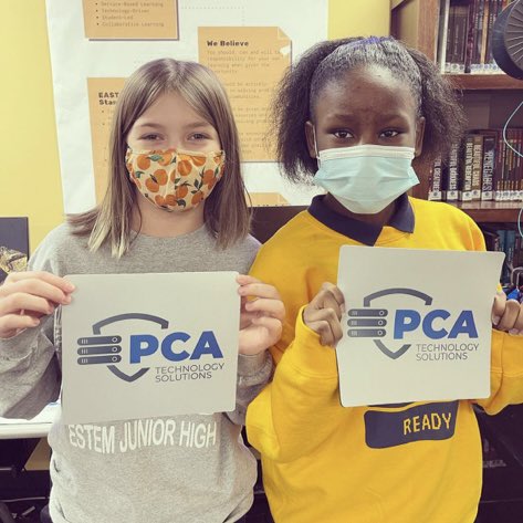 PCA_ts's tweet photo. We loved getting the opportunity to provide new mousepads for the ESTEM kids! 

#TomorrowsLeaders #WorldClassIT #STEMeducation https://t.co/dY5AfrMoDm