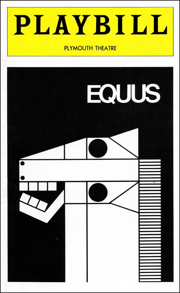 Why is the Equus playbill so funny