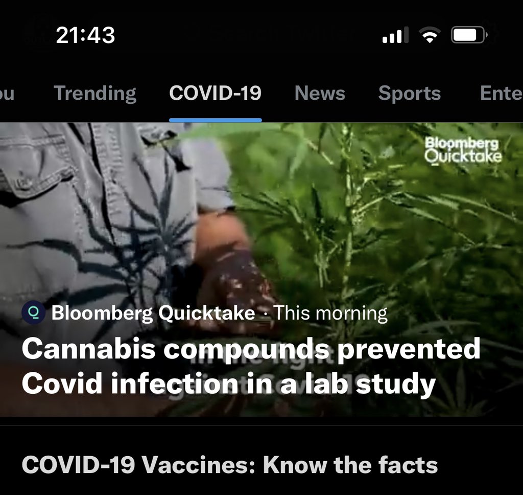 what’s trending today is what I said over a year ago lol #cannabis #covid