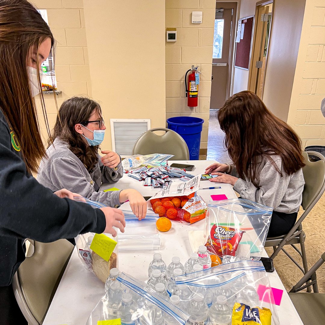 On Monday, January 17th, in observance of Martin Luther King Jr. Day, our Villagers assembled blessing bags at the Senior Center in Newfield to be donated to shelters across the South Jersey area. #OLMASisterhood #WomenLeadingaWorldofChange
