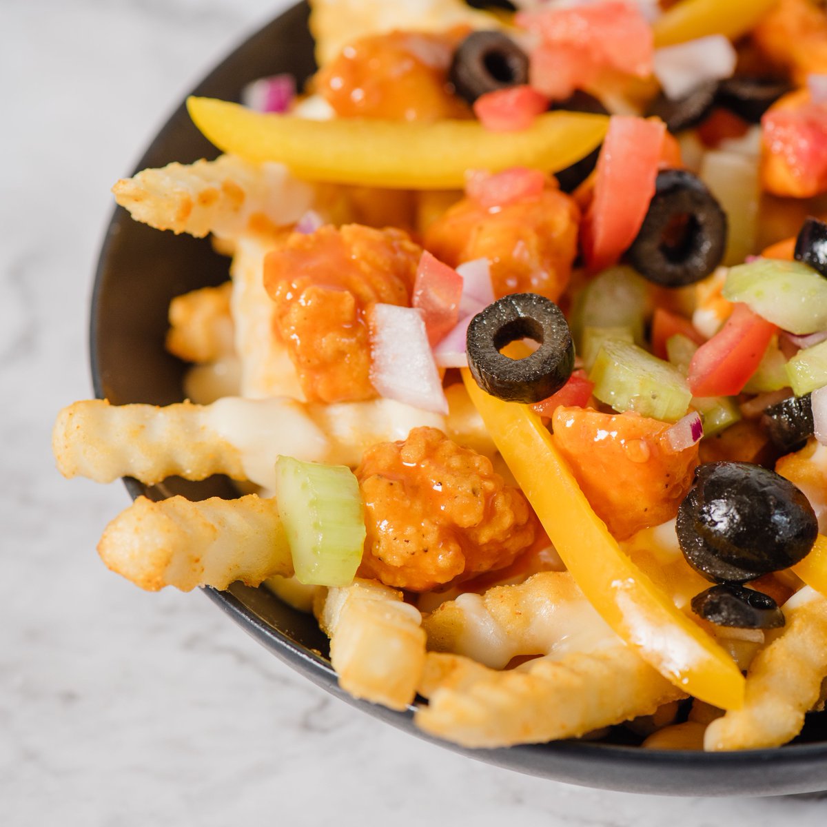 WingShackWings's tweet photo. Try something different today and surprise yourself with a #WingShack Fry Bowl.
#WingShackWings #JustAddChicken https://t.co/atunp7eV9x