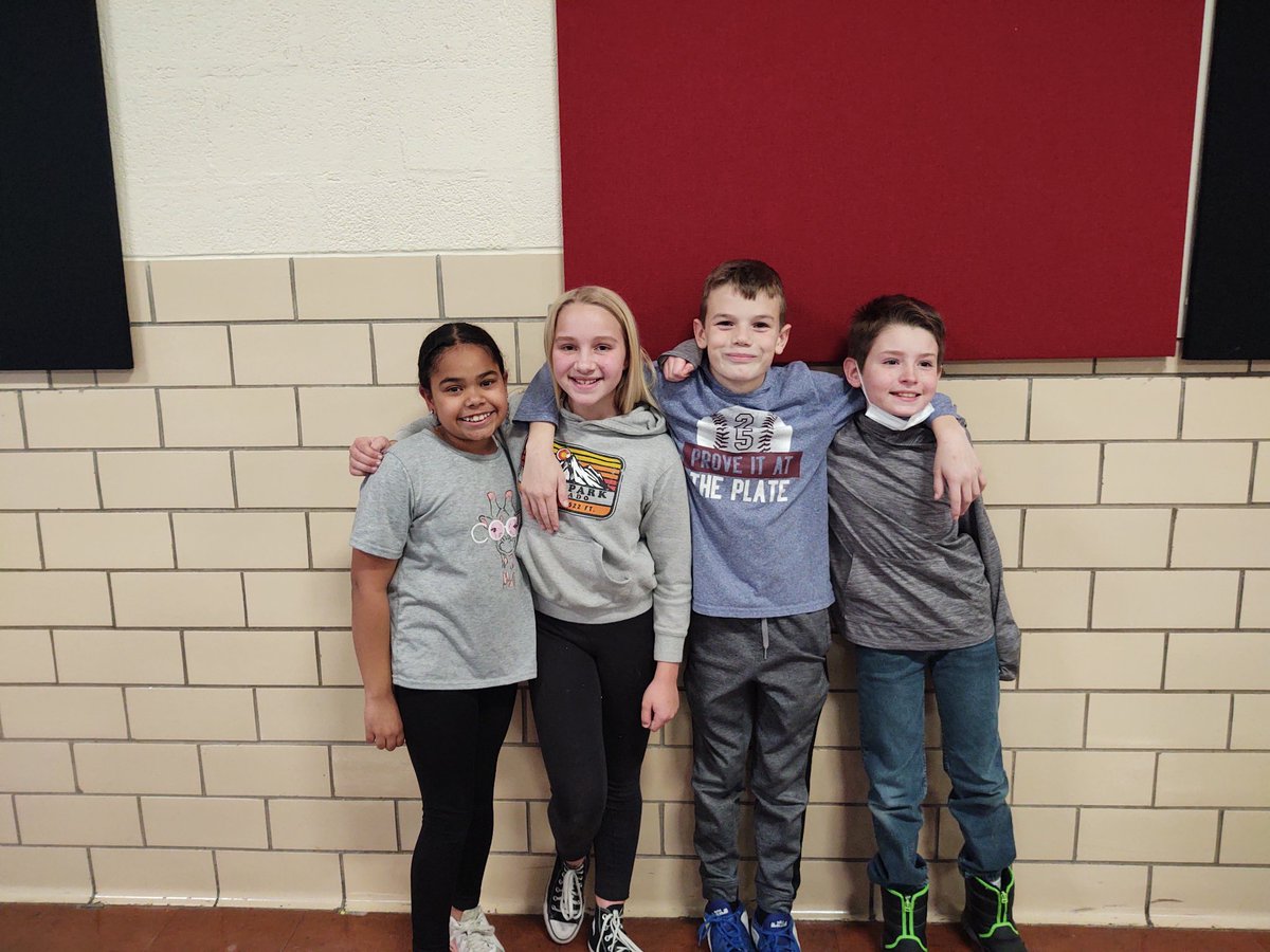 Another successful 5th grade spelling bee! Winners; Alexandria Bowers, Rylan Hall, Brogan Noll, and alternative Paisley Biggerstaff. Way to go!!