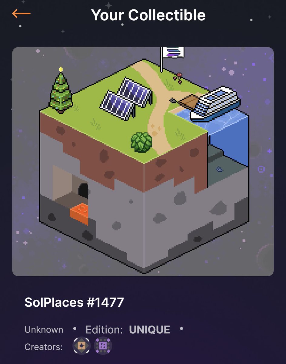 TooFeet1's tweet photo. I’ve been looking to buy a plot of land in the metaverse.
I officially minted two #solplaces and can’t be happier to journey to my new planet! Each SolPlace comes with amazing utility’s and I can’t wait to see where this project goes! #MyColonizedSolplaces #nft #SolanaNFTs https://t.co/eof6AUdM9J