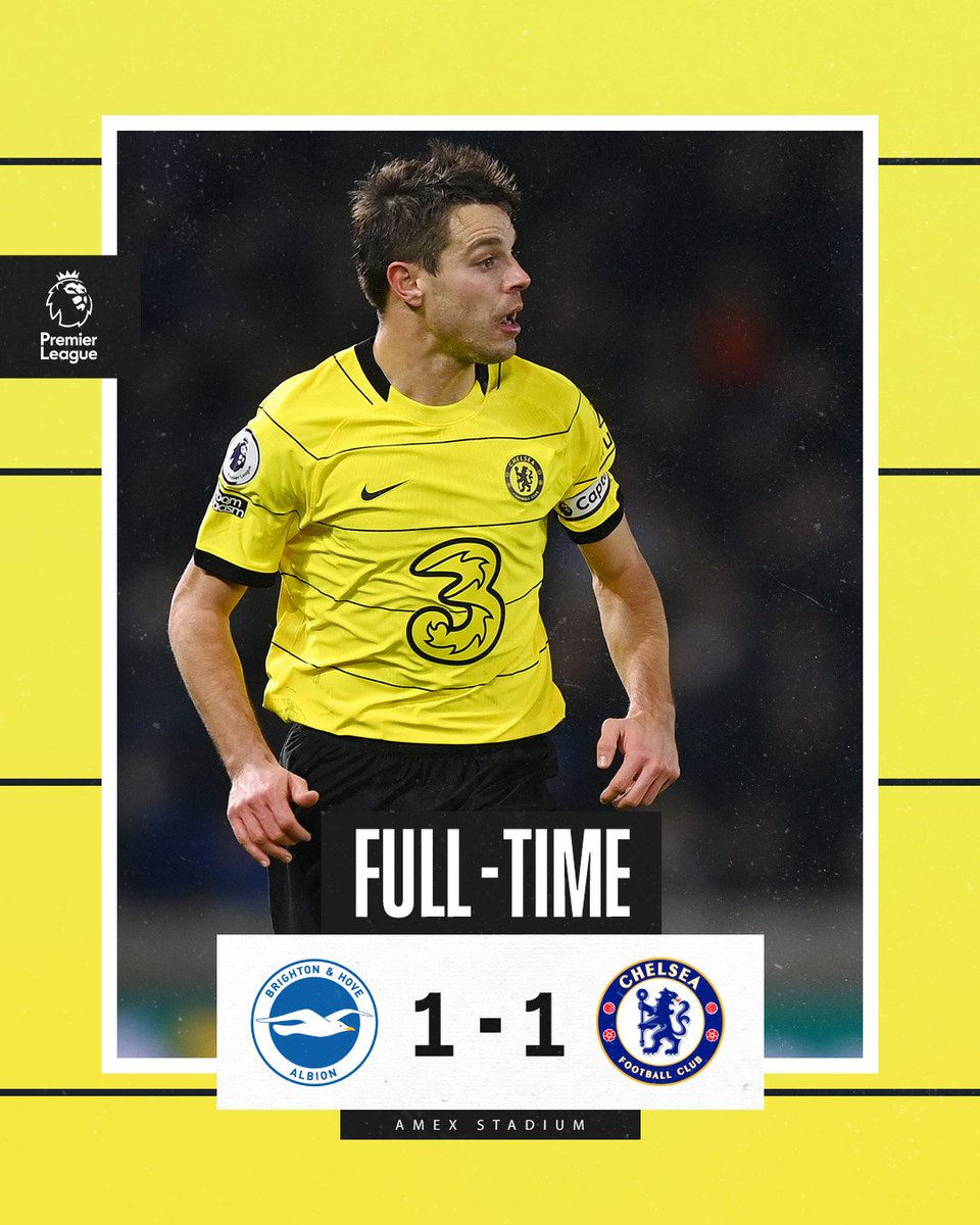 ChelseaFC's tweet photo. It ends honours even. ⏱

#BhaChe https://t.co/nYZ2tL3jop