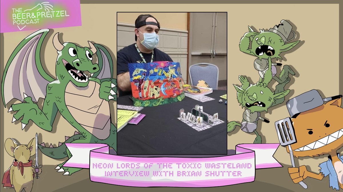 Austen and Brian Shutter discuss Neon Lords of the Toxic Wasteland RPG in this week’s interview episode. Listen as we talk about this stylized rpg. #ttrpg #rpg

Our linktree which will bring you to a page where you can find your preferred way of listening: linktr.ee/thebeerandpret…
