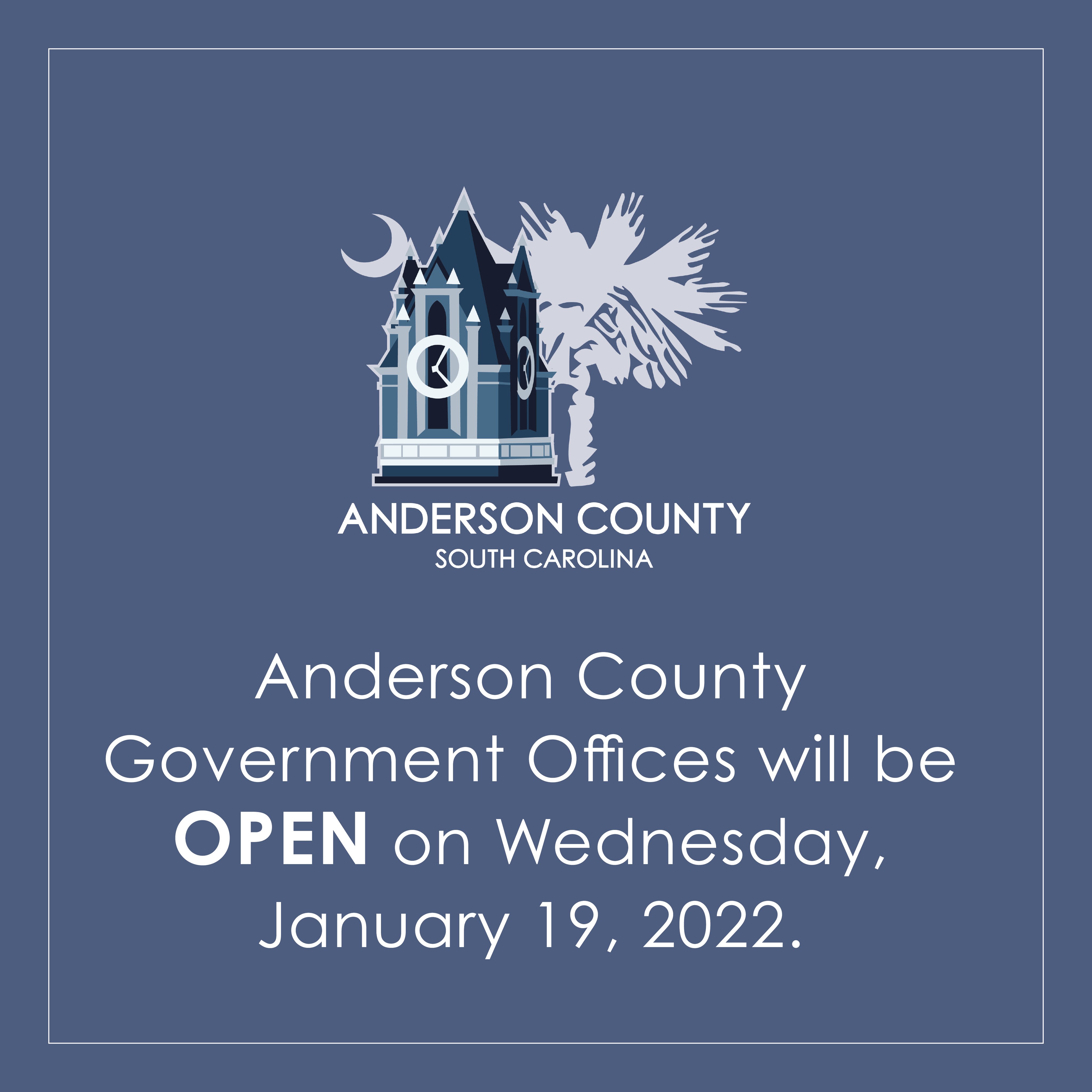 Anderson County Christmas Schedule 2022 Anderson County, S.c. (@Acscgov) / Twitter