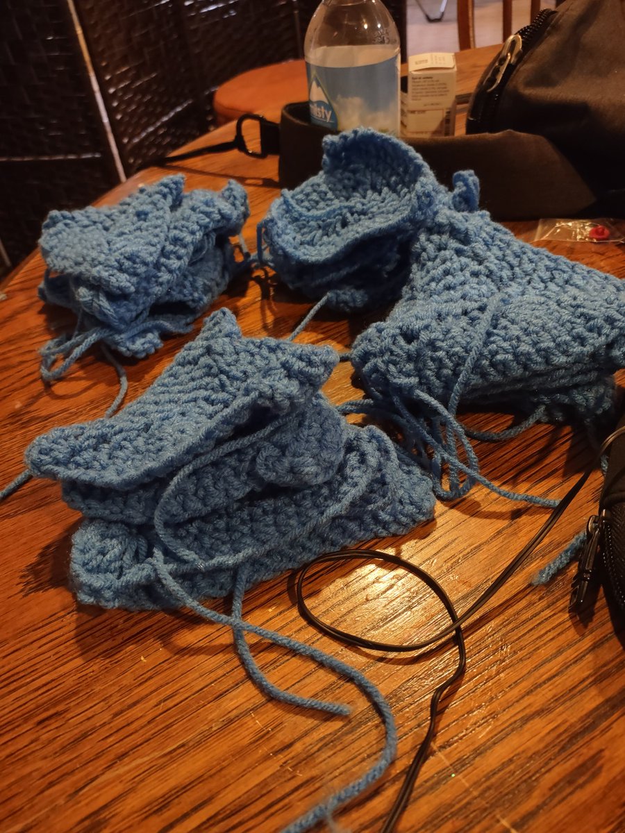 19 triangles, one to go! what am I making? the dnd nerds know