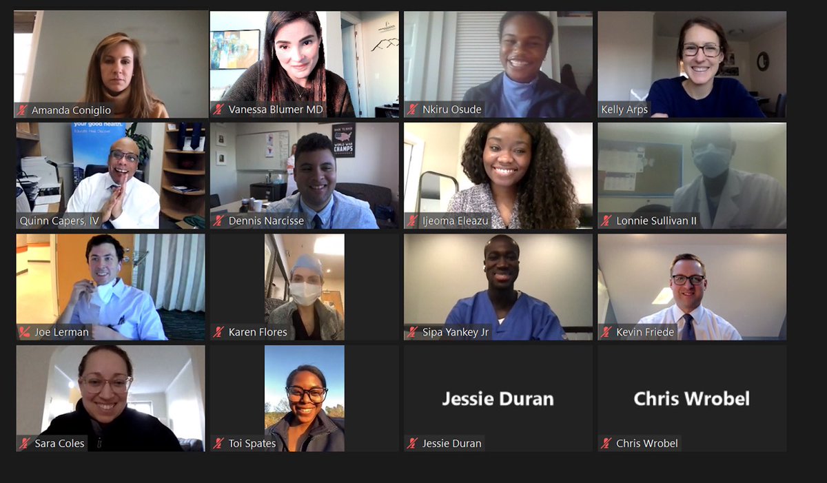 What a privilege to be able to chat with @DrQuinnCapers4 -- thank you for your time and all the advice! 🌟
@NkiruOsude @kellyarps @kpflores28 @sipa_yankey @kevinfriede @drmrscoles @spates_m