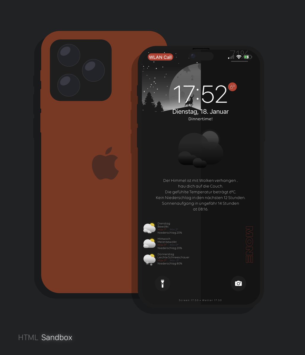 kleinmone's tweet image. HTML Sandbox by @thewaytozion 

Wallpaper by @ThemesOnFire .. edited 

@Attairdu57slm #iNNOVATION #iOS153