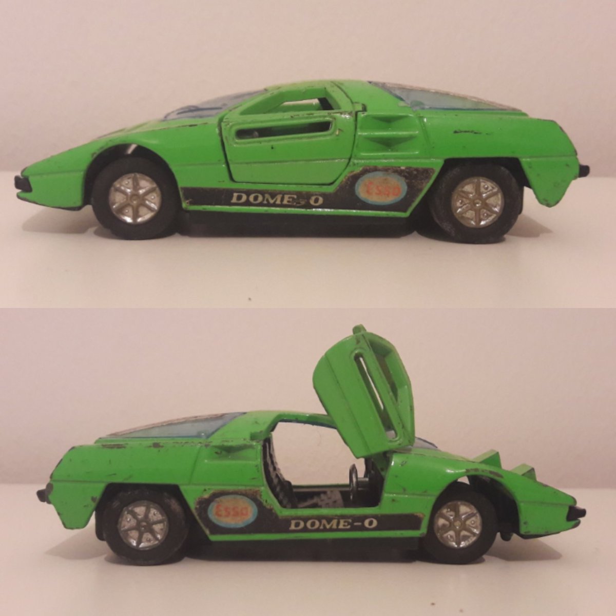 #Superiorracers "Dome Zero" by Sunnyside of Hong Kong, late 1970s. Despite failing its regulatory tests, Dome licenced the design to a number of toy makers which proved lucrative build a second prototype (the Zero P2), and develop a car to contest the 1979 Le Mans 24 Hours.