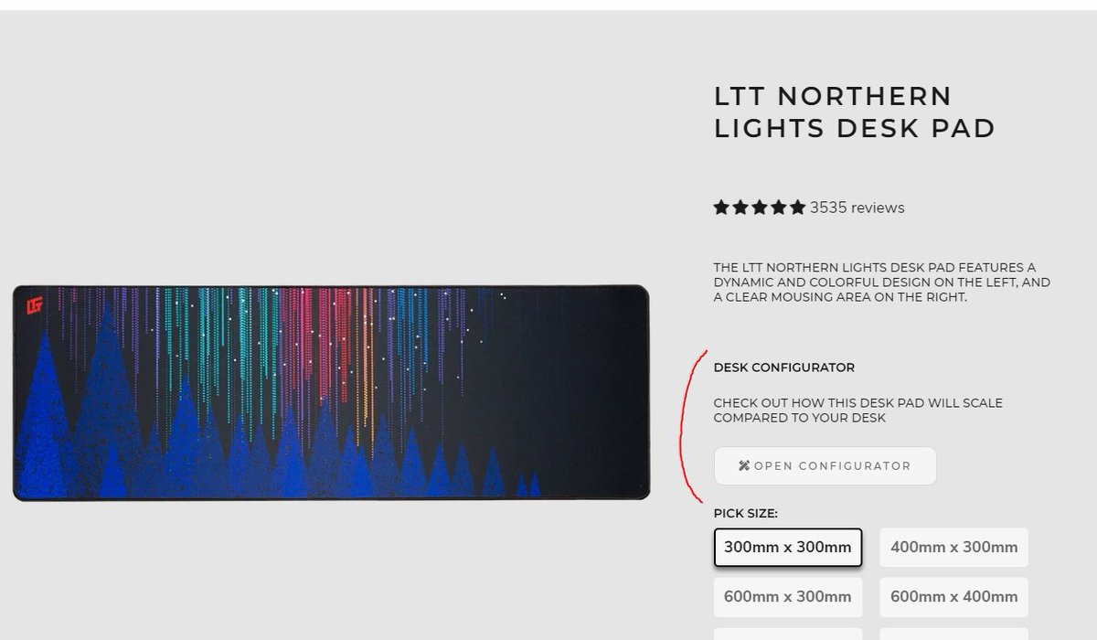 LTT Northern Lights Desk Pad – lttstore