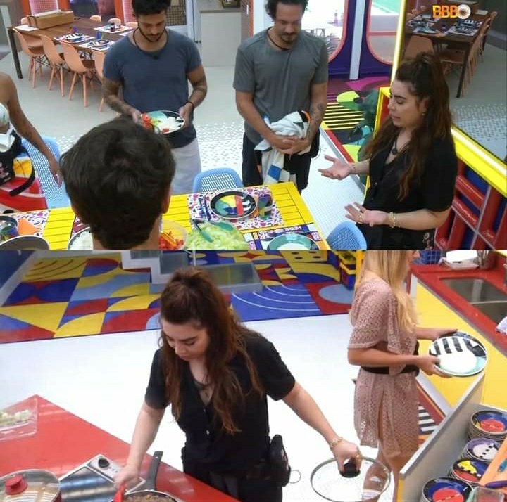 _BBB23___'s tweet photo. Após cozinhar para todo mundo, Naiara conquistou algumas pessoas da casa, inclusive a Eslovenia, a sister disse que hoje a Naiara está melhor que ontem. Naiara aproveitou e puxou uma oração antes do almoço!

#BBB22 
LIVE CONTIGO ARTHURPICOLI / Tirei Eslovênia https://t.co/kOr75AFLRh