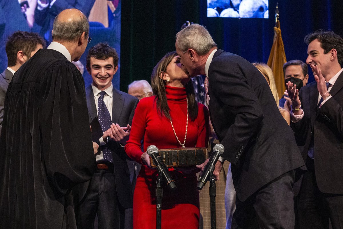 GovMurphy's tweet photo. One of the best days of my life with the love of my life. #InaugurationNJ https://t.co/JSGeqChE3P