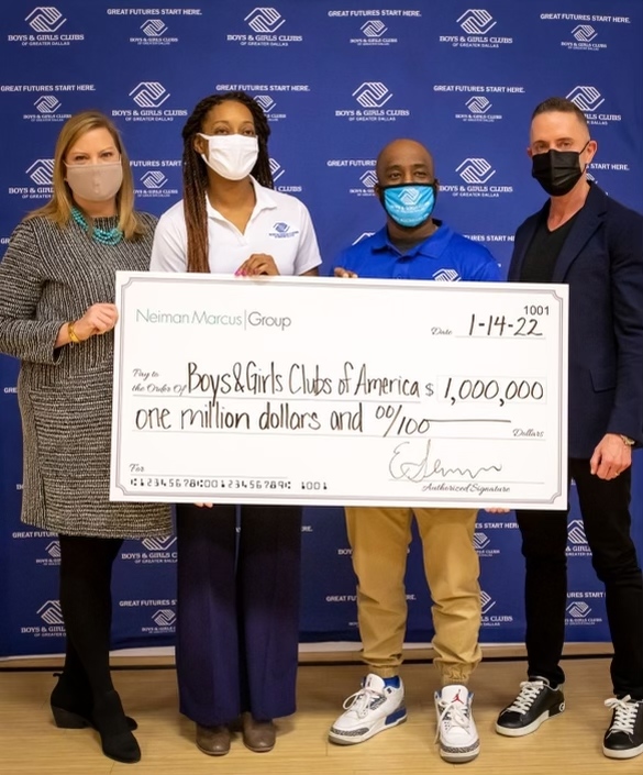 Neiman Marcus’ retail stores across America collectively raised over one million dollars in donations over the past three years! Thank you, Neiman Marcus &amp; customers, for your significant contribution to Boys &amp; Girls Clubs across America! 

#BGCDALLAS #NEIMANMARCUS #GreatFutures