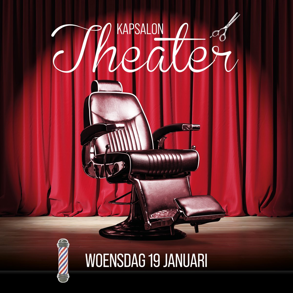 Anna's Kapsalon
Van 13.00 tot 17.00 uur. Reserveren niet nodig!
Voor het volledige programma zie: annatheater.nl

Anna's Kapsalon volgt de coronaregels van de overheid. 
Bezoek onze site voor meer informatie.
#Kapsalontheater