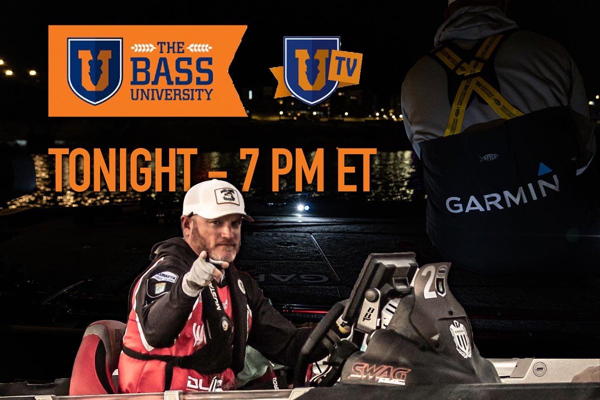 Hank__Cherry's tweet photo. Who is tuning in for some @BassUniversity tonight? The show kicks off at 7 pm ET. Come hang out and get in on some discounts and prizes from #HobieEyewear and @road_rugged! See you guys there! #dontblend #bassu #bassuniversity #fishing @bassmaster https://t.co/QVMIsP1NWR